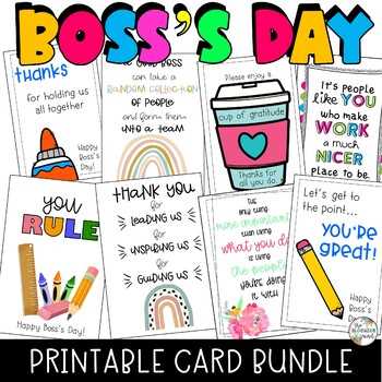 happy bosss day card printable happy bosss day card printable