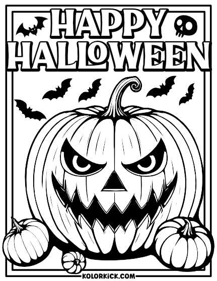 happy halloween coloring pages free printable happy halloween coloring pages free printable