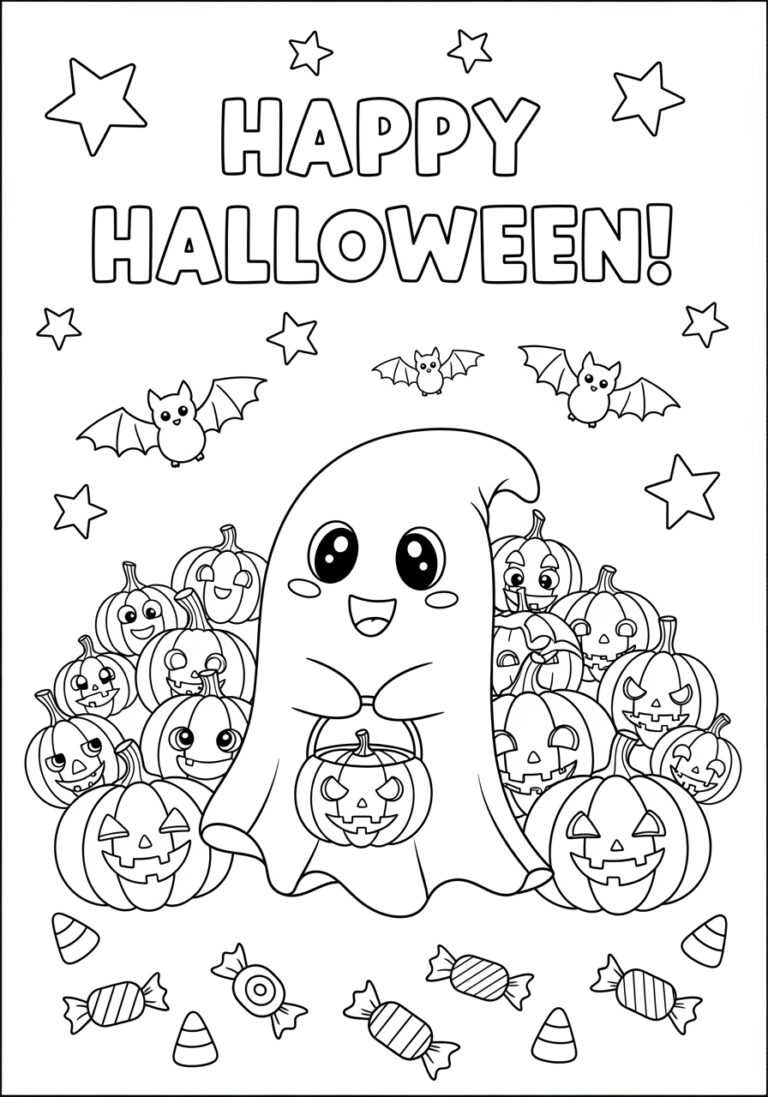 happy halloween coloring pages free printable happy halloween coloring pages free printable