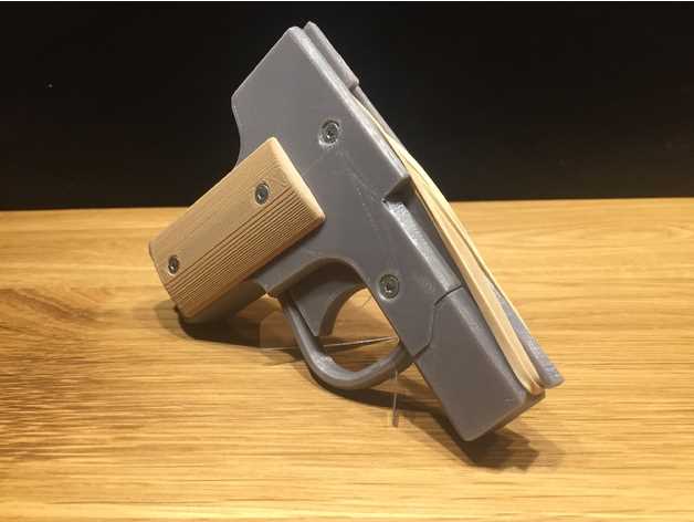 3d printable rubber band gun 3d printable rubber band gun