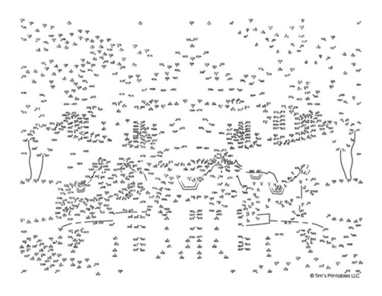 dot to dot hard printable