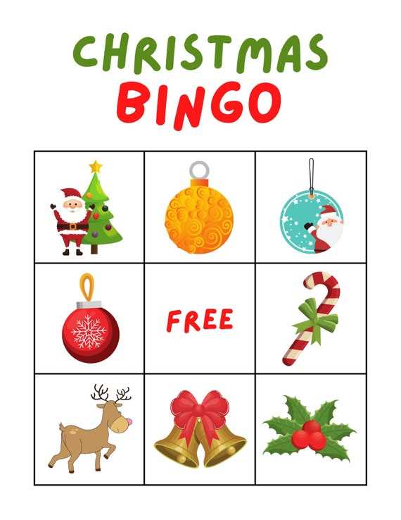 printable bingo christmas printable bingo christmas