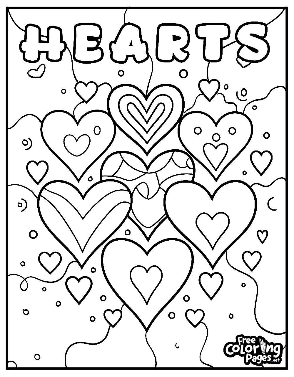 heart color sheet printable heart color sheet printable