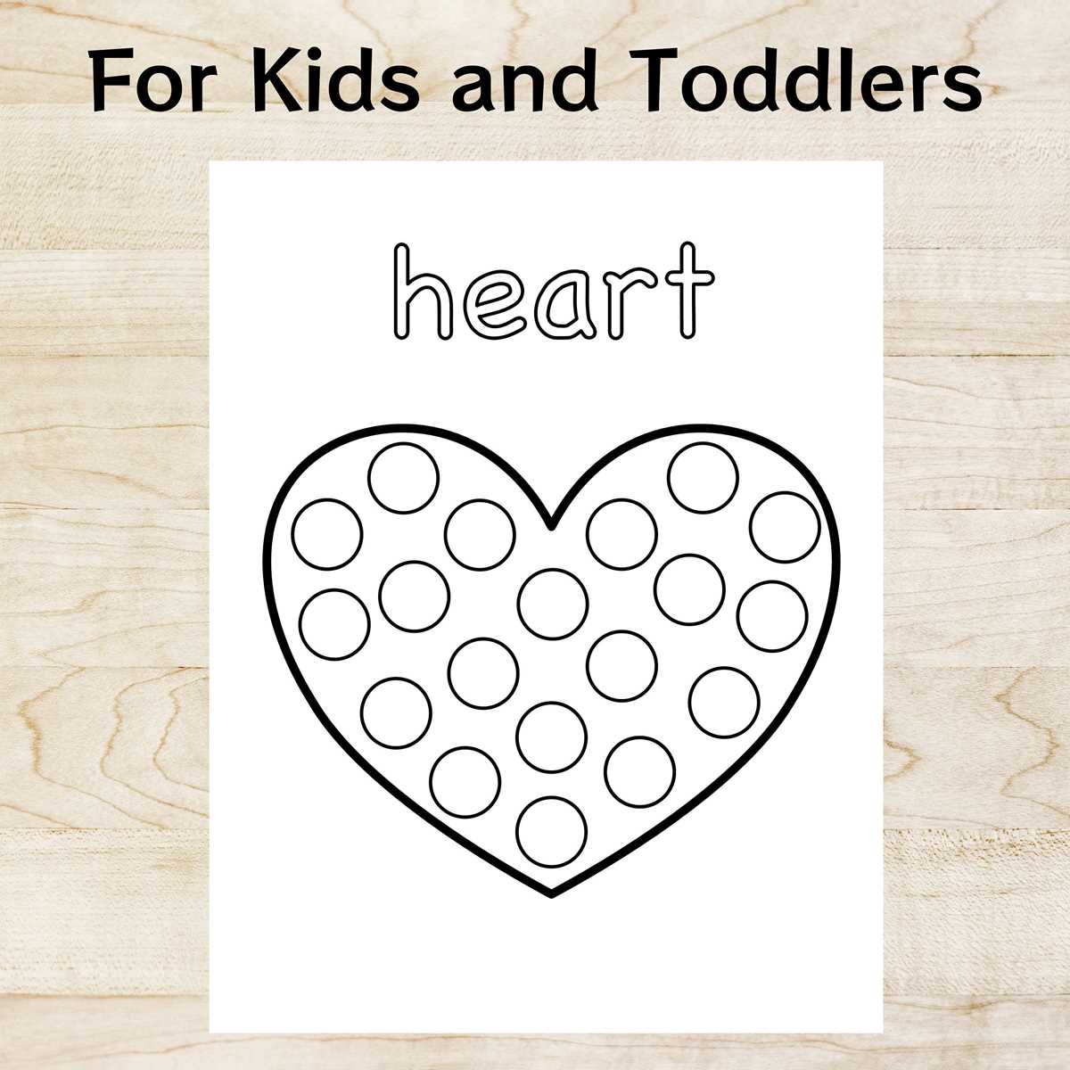 heart dot marker printable heart dot marker printable