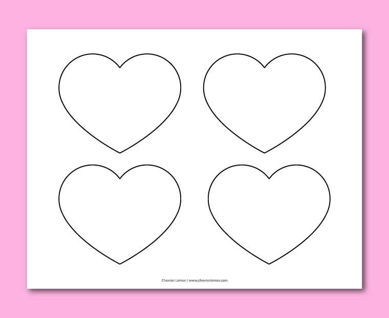 heart printable templates heart printable templates