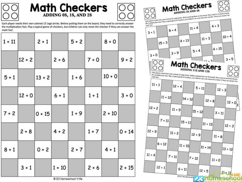 math games for 2nd graders printable