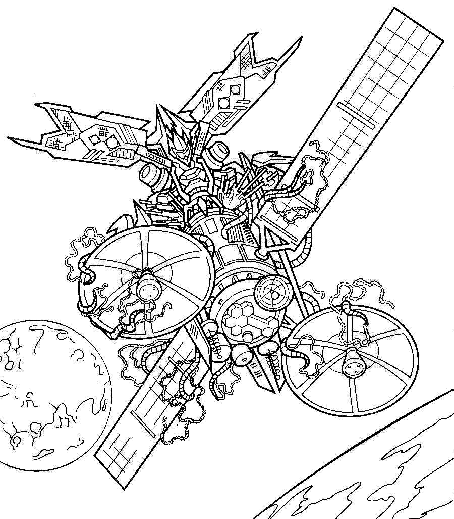 printable megatron coloring pages
