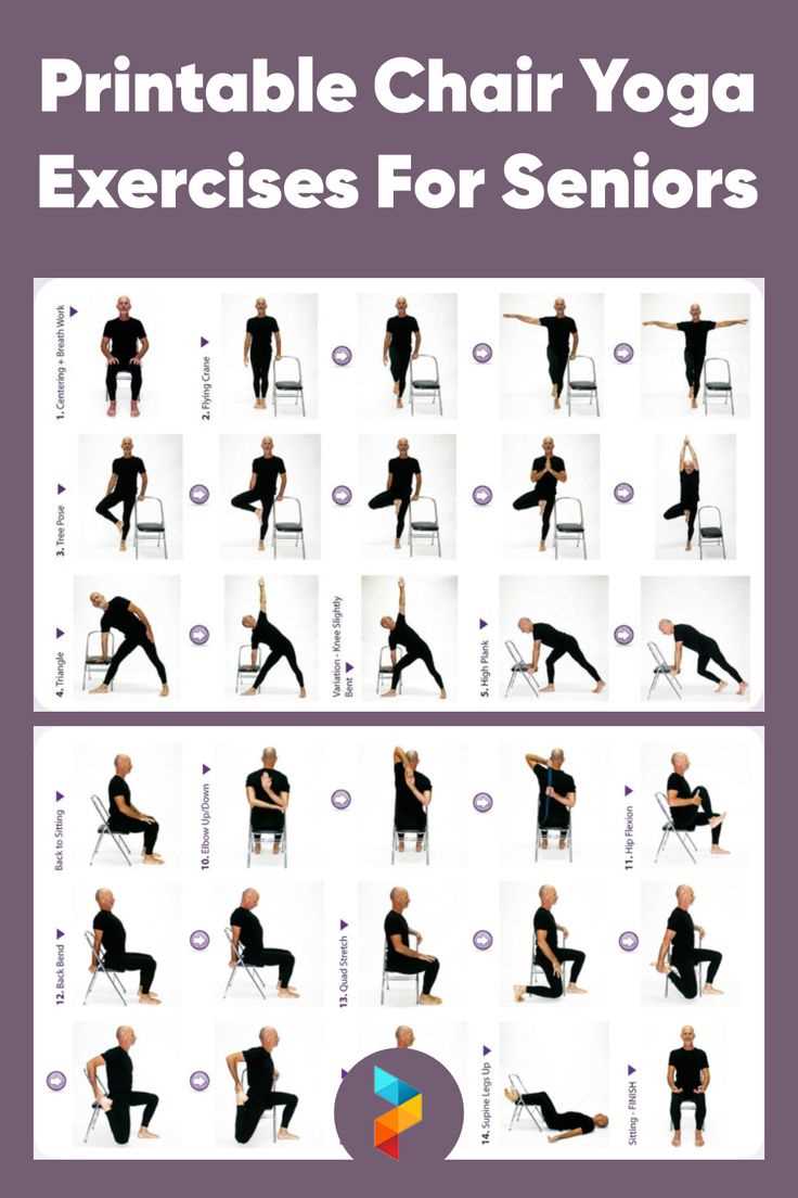 printable chair yoga plan