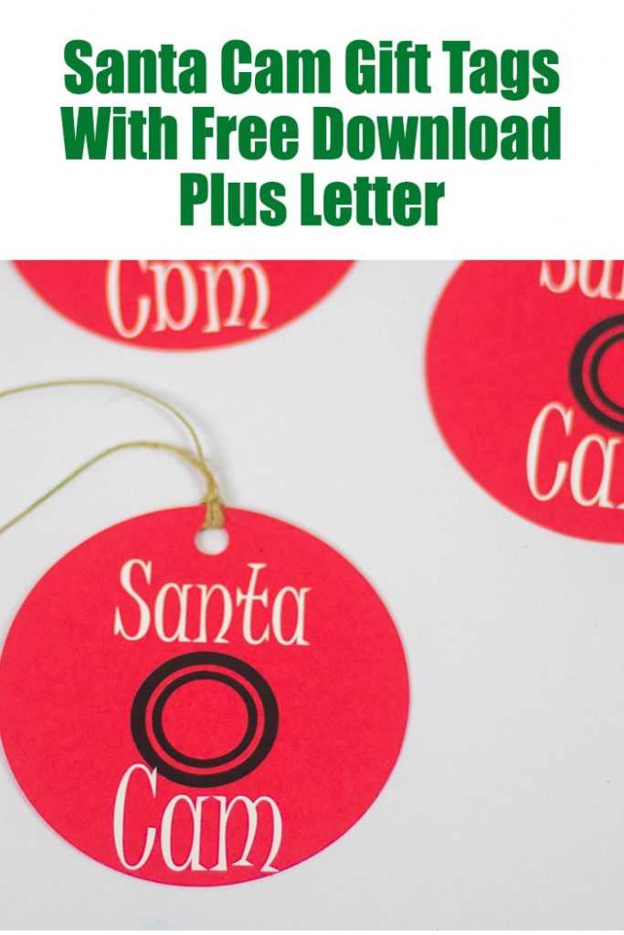 santa cam letter printable free