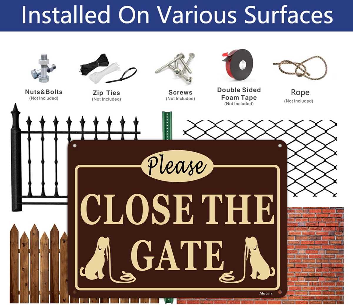 please close the gate sign printable