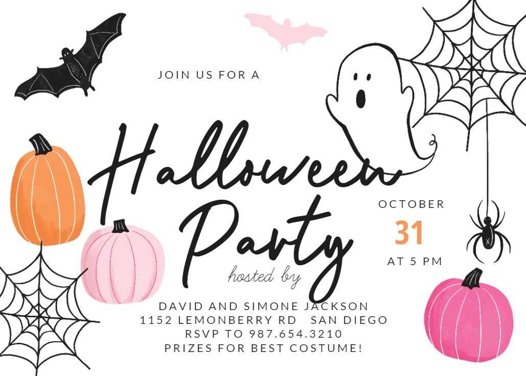 free printable halloween invitation template free printable halloween invitation template