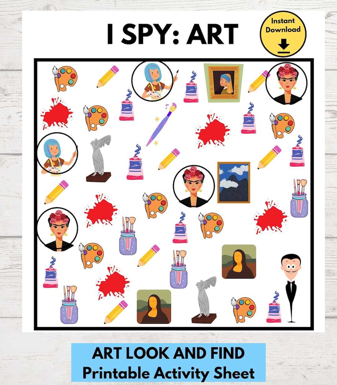 look and find printables