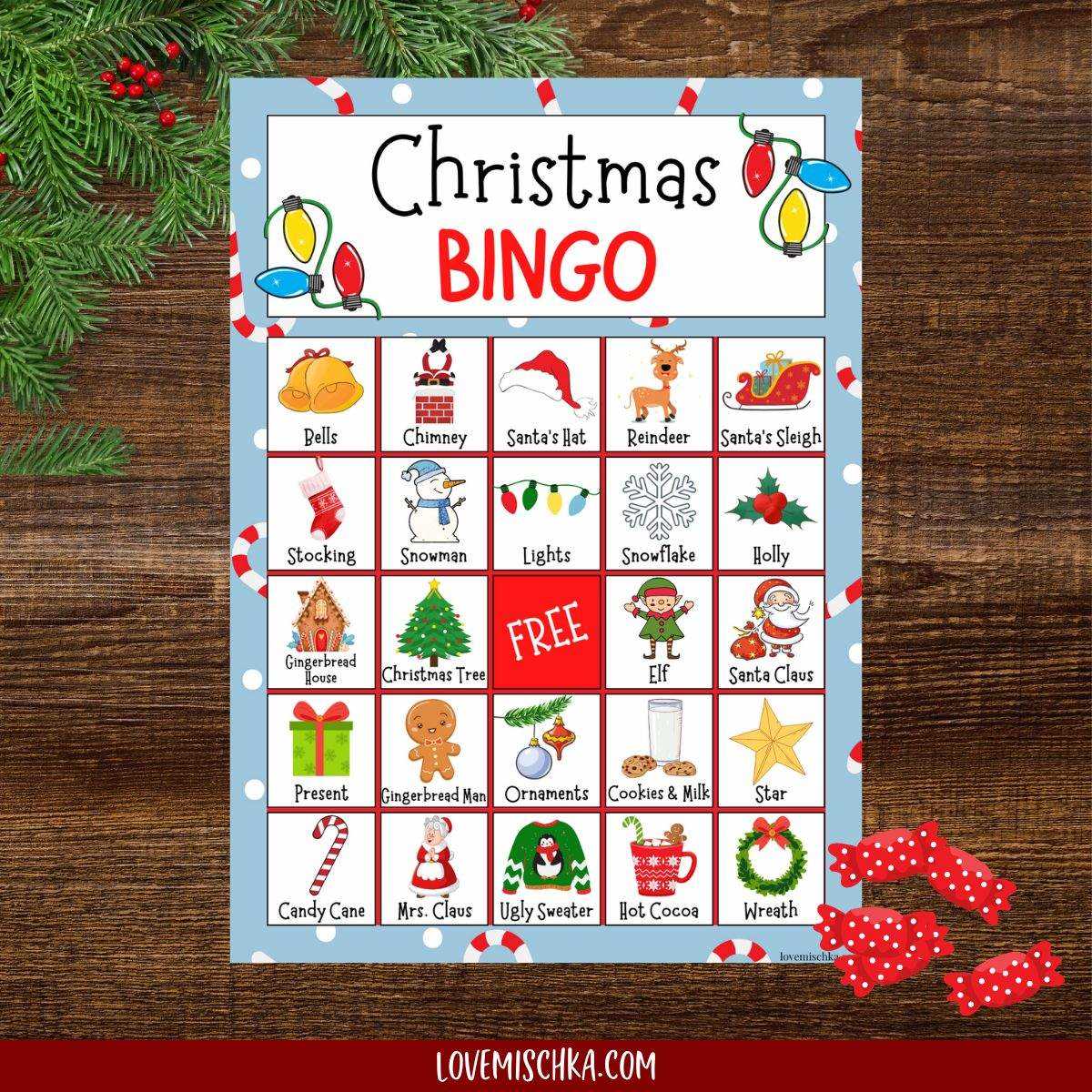 holiday bingo printable free holiday bingo printable free
