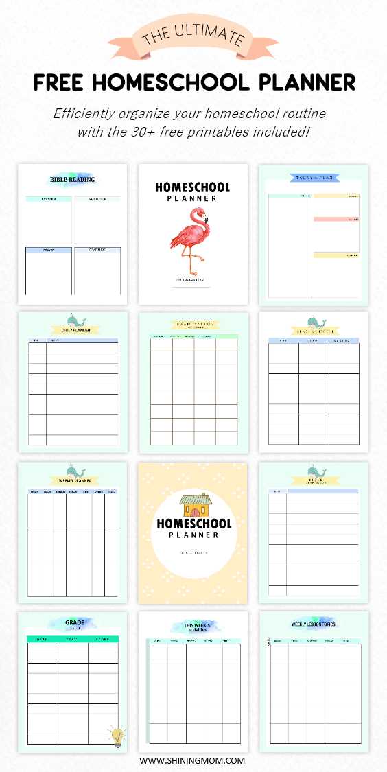 homeschool schedule printable