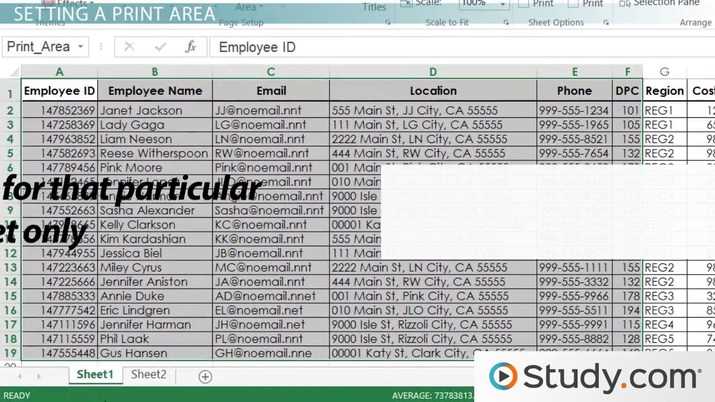 how to change printable area in excel how to change printable area in excel