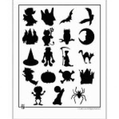 printable halloween silhouettes
