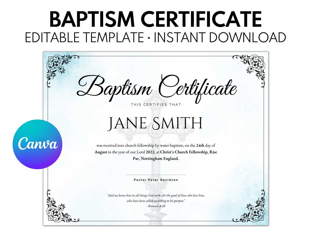 free printable baptismal certificates