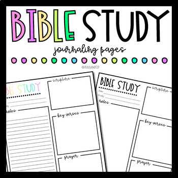 bible journal printables free