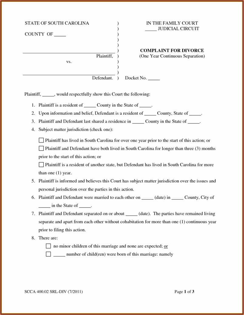 printable divorce papers michigan