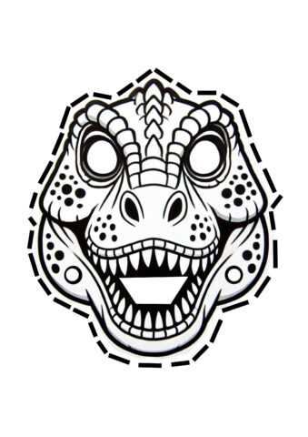 printable dinosaur mask printable dinosaur mask