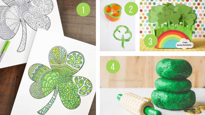 st patricks day crafts for kids printable