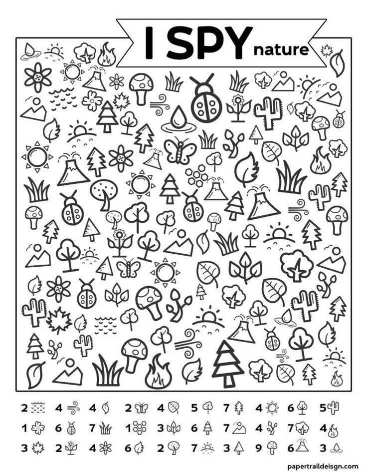 i spy printable