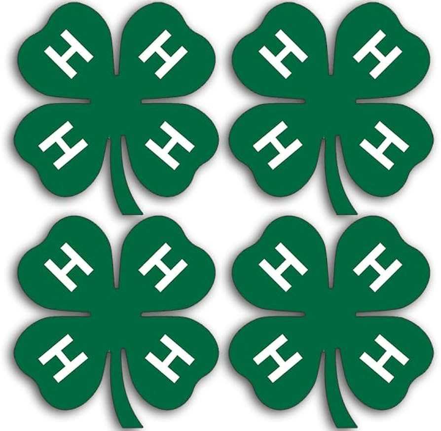 4h clover printable