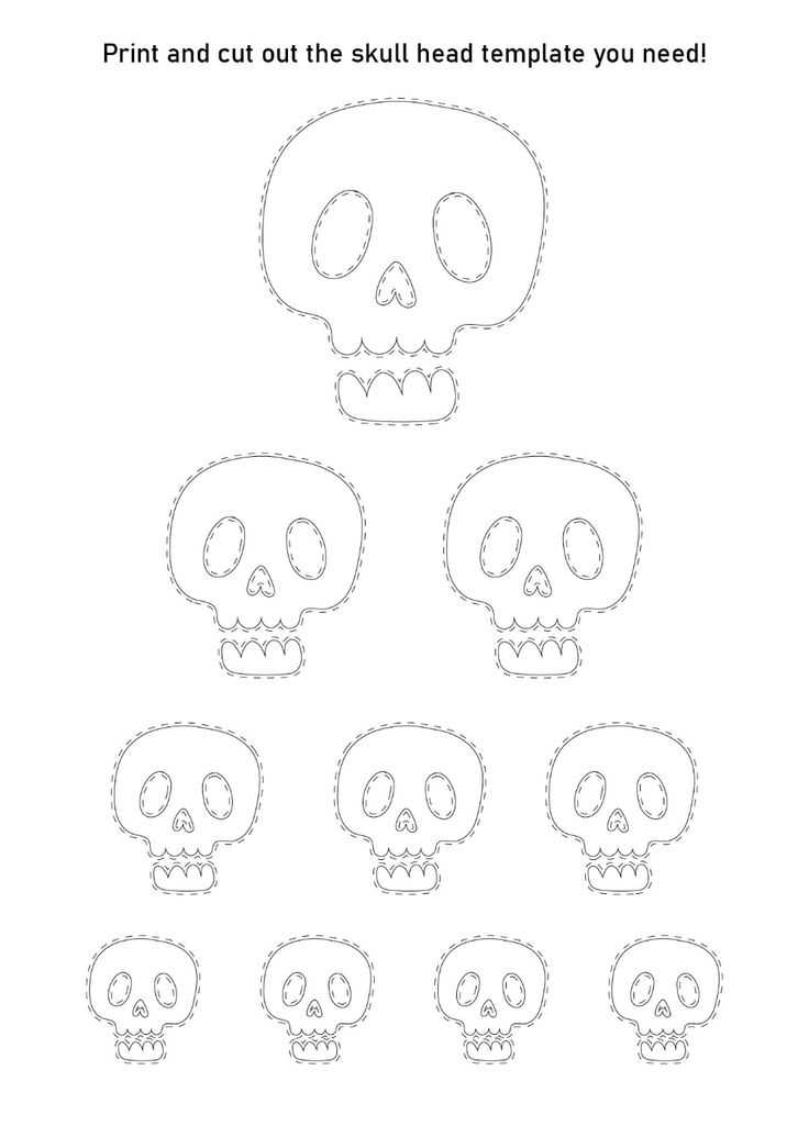 printable skeleton template