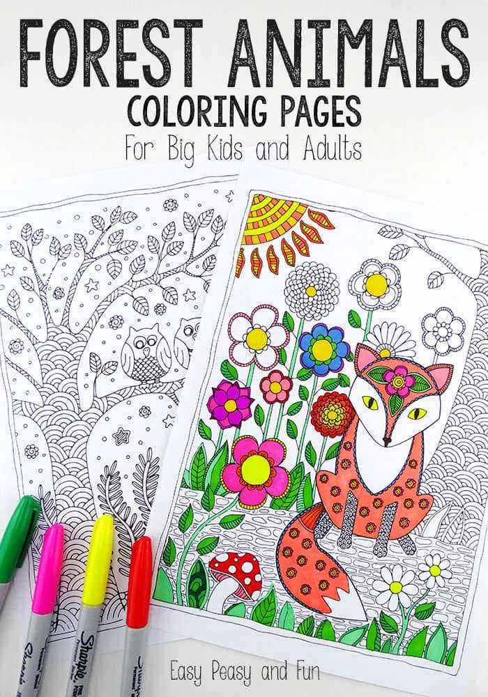 free printable animal coloring pages for adults free printable animal coloring pages for adults