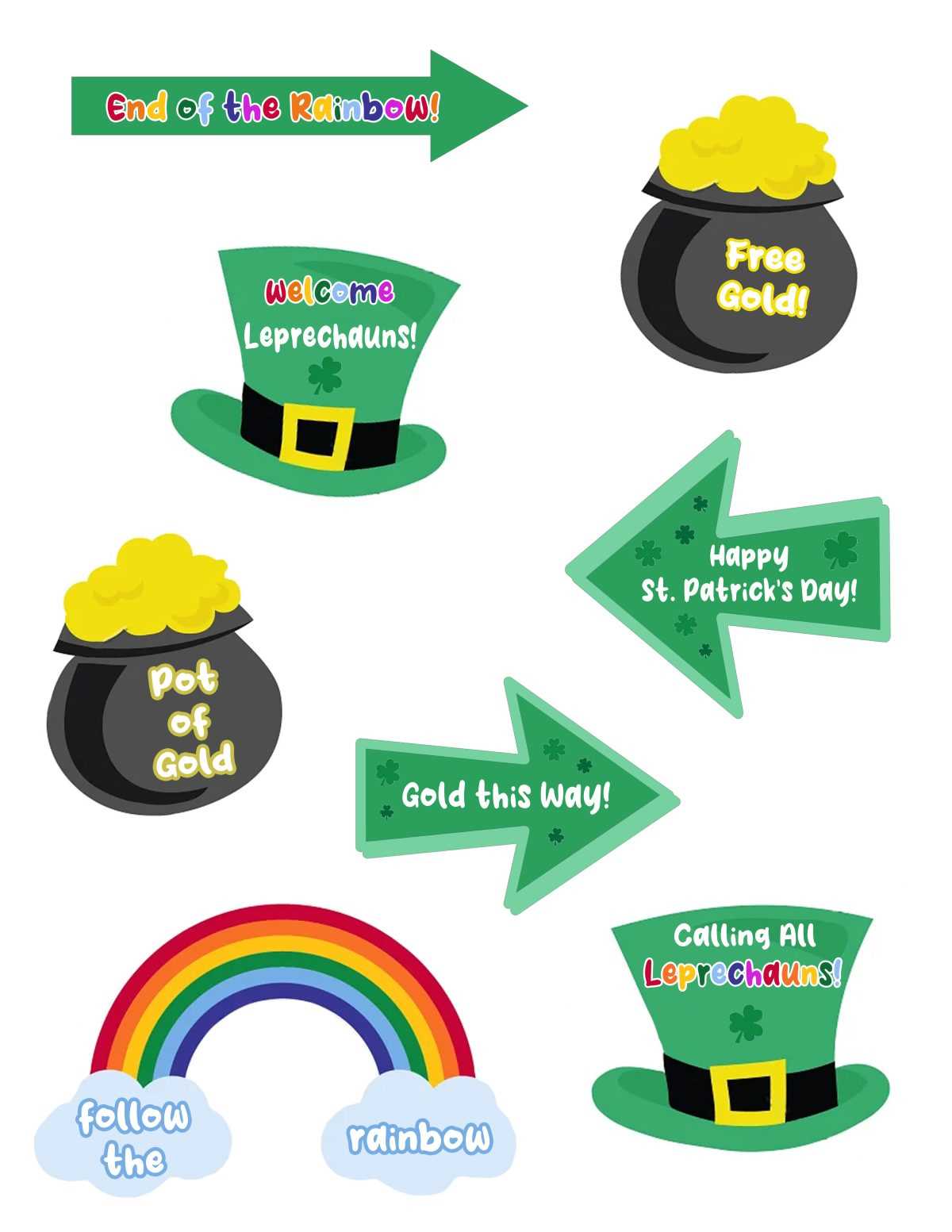 leprechaun printable free leprechaun printable free