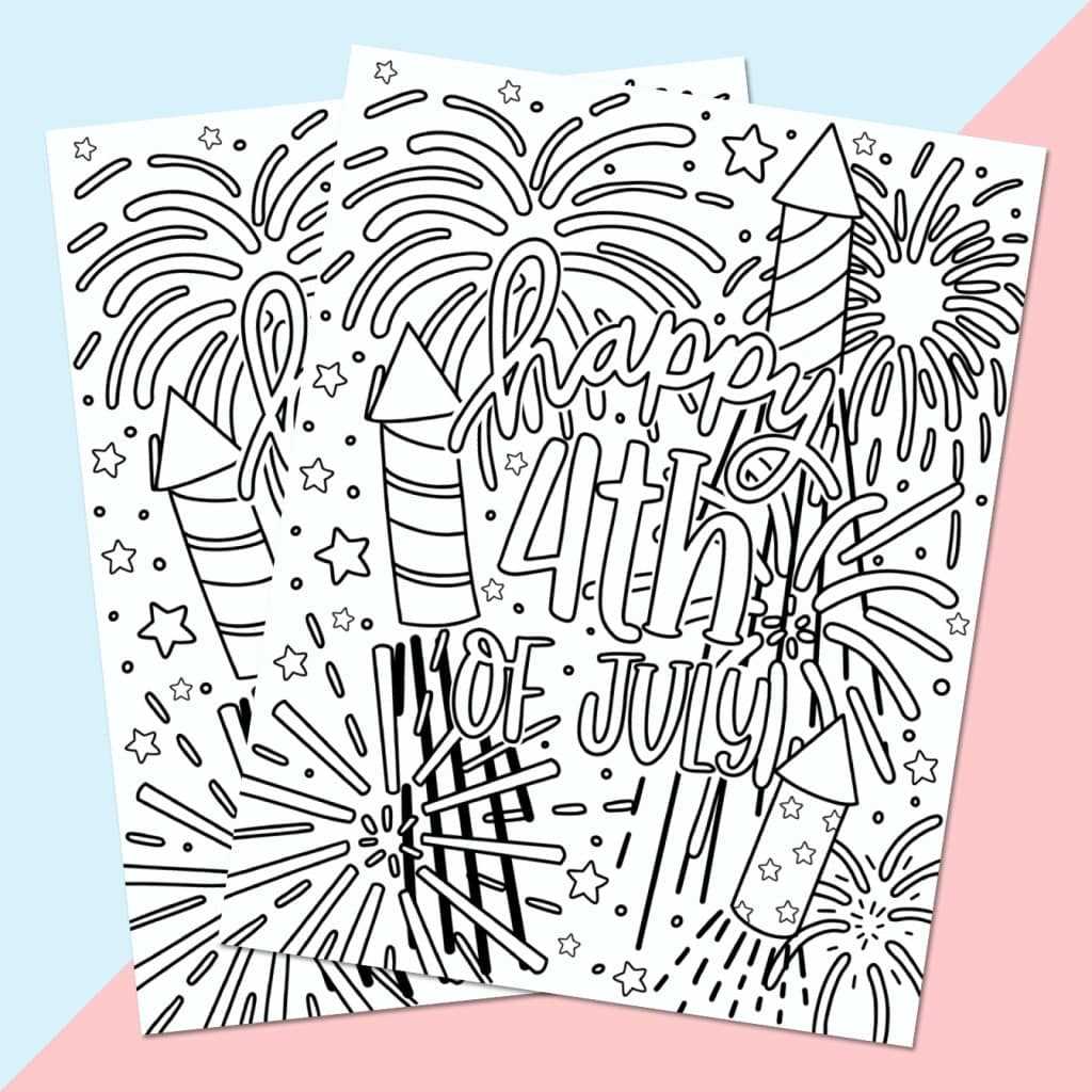 july coloring pages printable