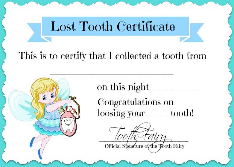 free printable tooth fairy letters