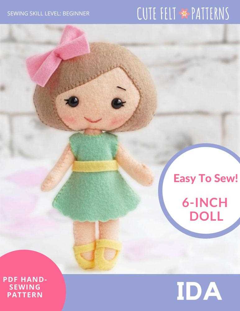 free printable rag doll sewing patterns