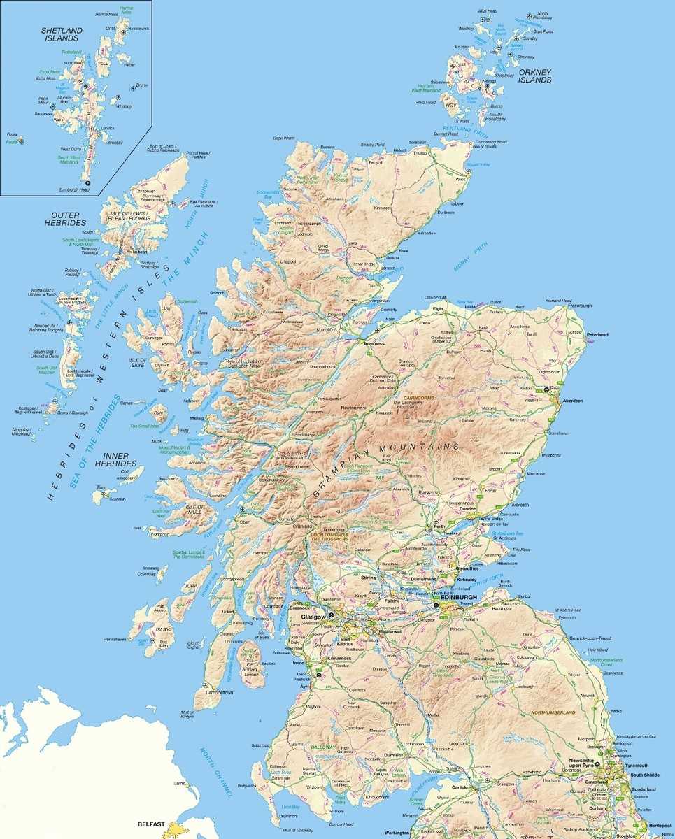 printable map of scotland printable map of scotland
