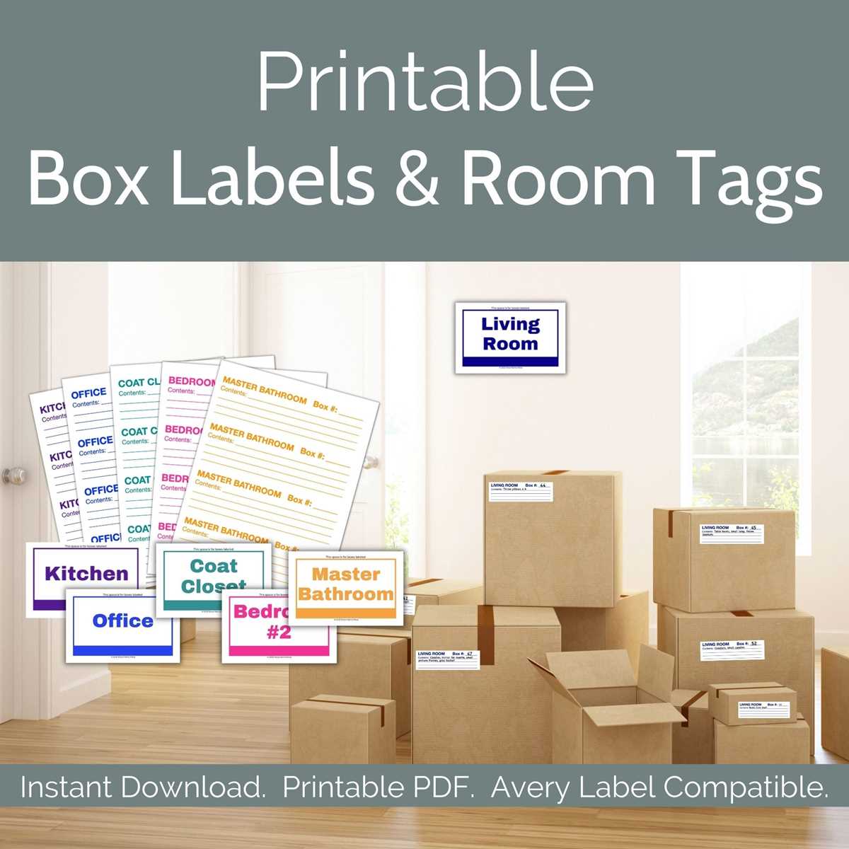 moving box labels printable moving box labels printable