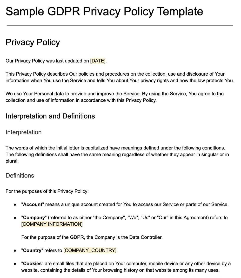 printable notice of privacy practices template