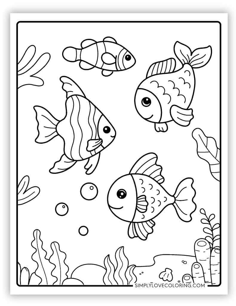 free printable fish coloring sheets free printable fish coloring sheets