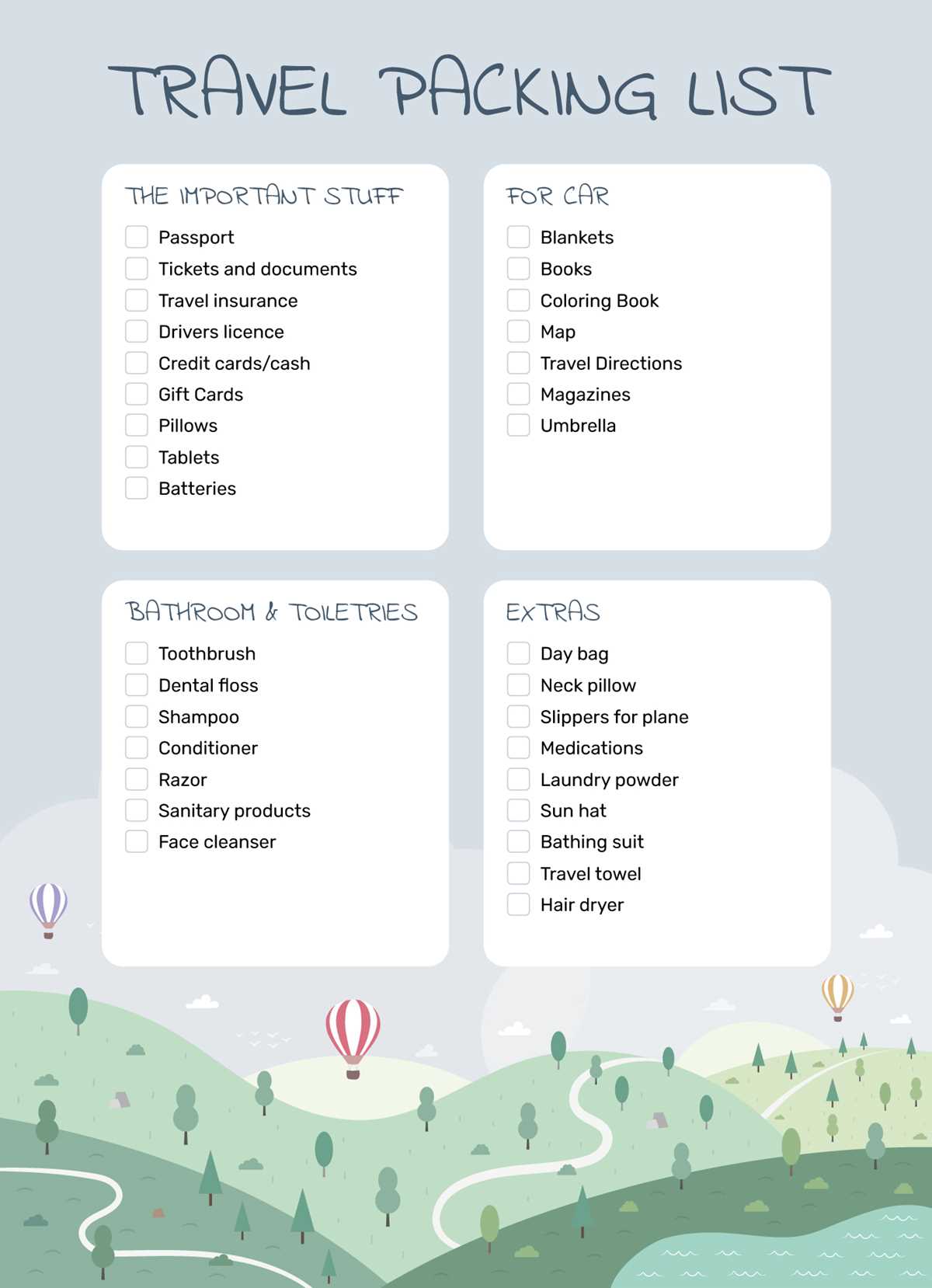 excel printable packing checklist excel printable packing checklist