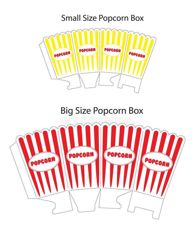 popcorn template printable free