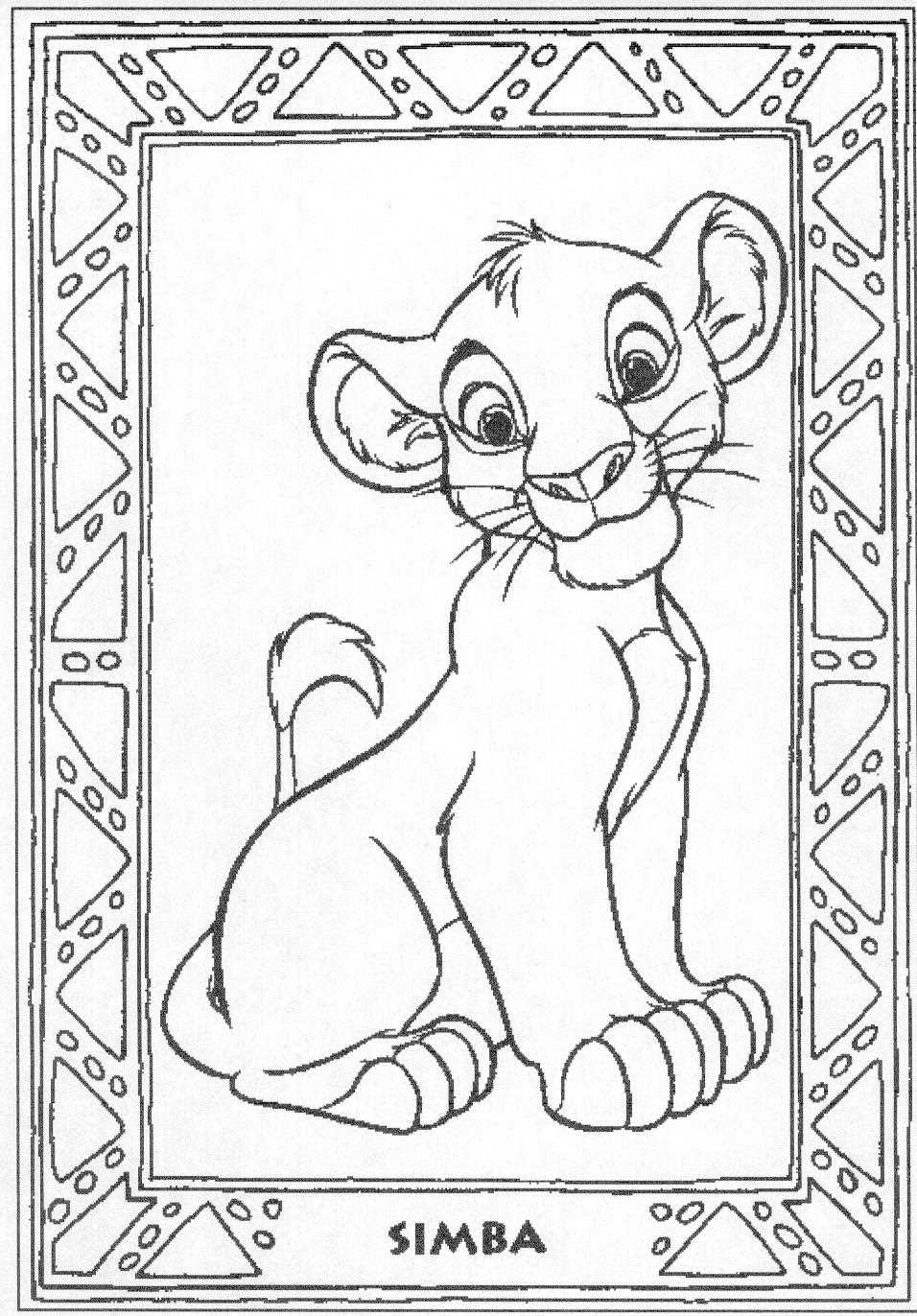 lion king printable lion king printable