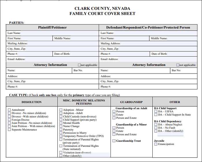 temporary guardianship form printable