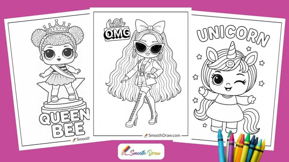 lol doll printable coloring pages