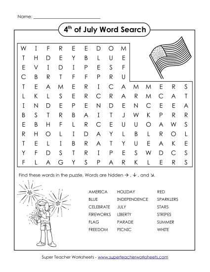 4th of july printable worksheets 4th of july printable worksheets