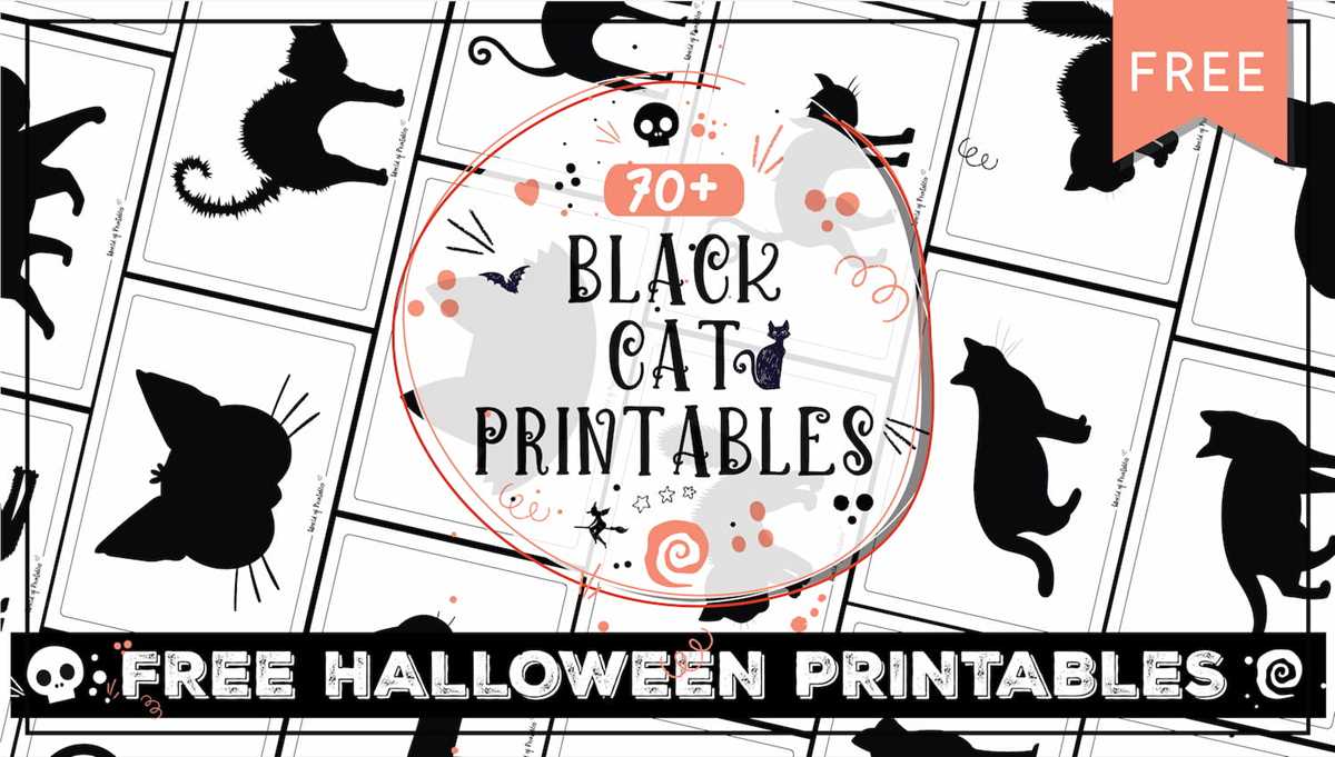 printable halloween cat template