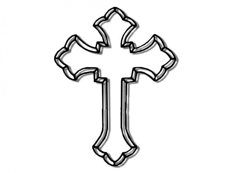 printable cross template