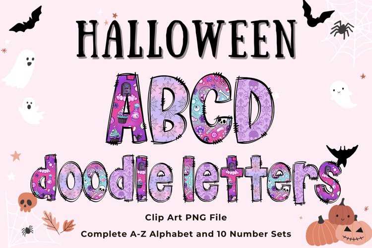 spooky printable letters