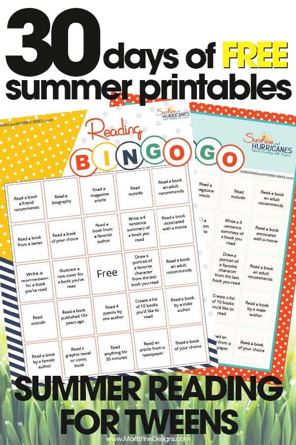 printable reading bingo cards printable reading bingo cards