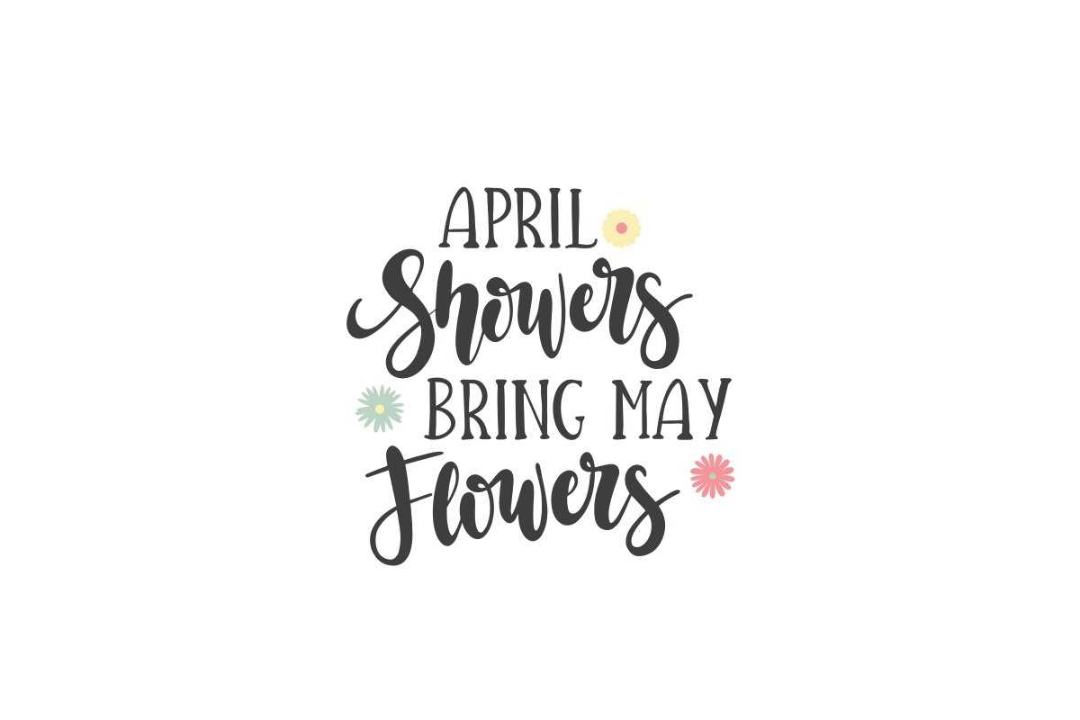 april showers bring may flowers printables