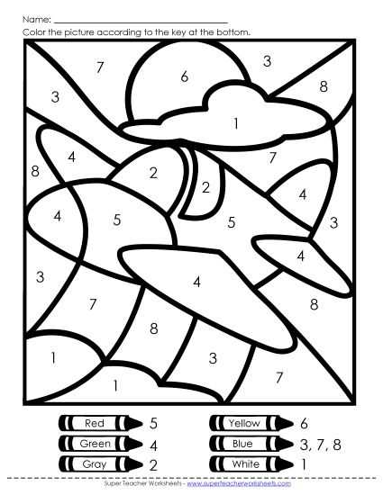 printable color by number worksheets printable color by number worksheets