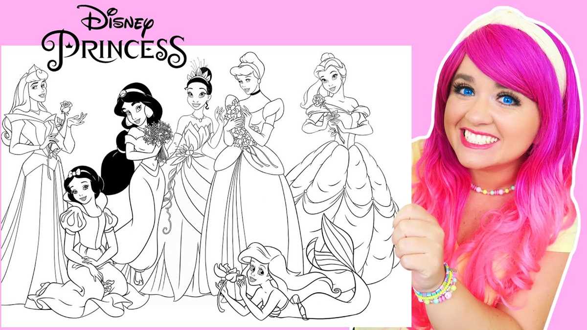 printable all disney princess coloring pages